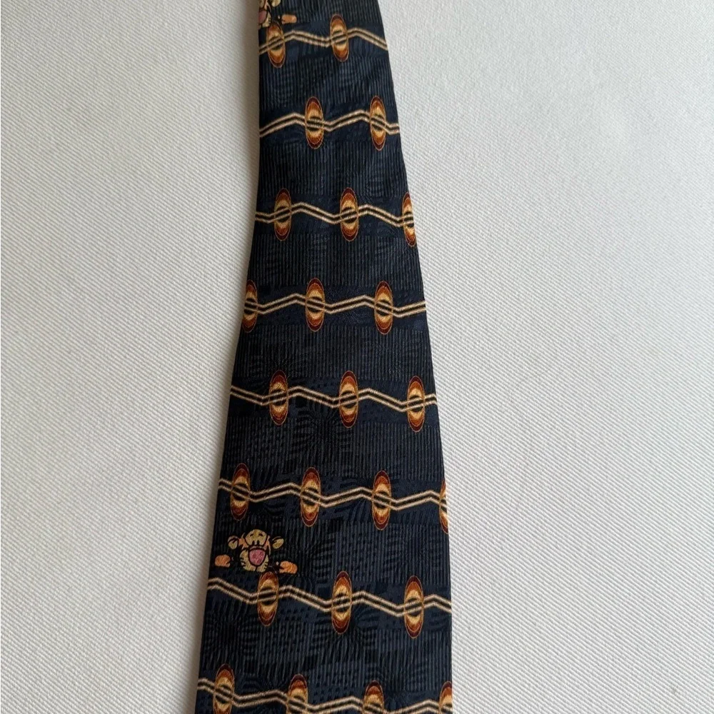 Disney Black and Gold Tigger Vintage Tie